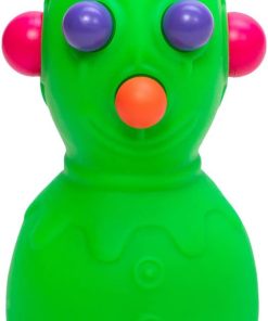 Schylling NeeDoh Panic Pete - Sensory Squeeze Toy - Popping Eyes. Ears & Nose - 4 Tall - Color May Vary (Pack of 1)