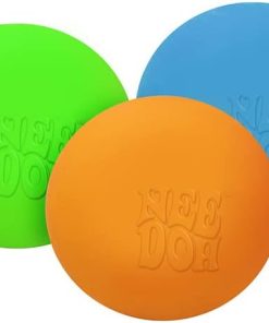Schylling NeeDoh Teenie - Sensory Fidget Toy - 3 Mini Groovy Globs in Assorted Colors - Ages 3 to Adult (Pack of 1)