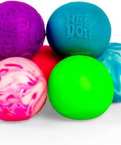 Schylling NeeDoh Teenie Single - Sensory Squeeze Toy - Mini Groovy Glob - 1.25 Wide - Color May Vary (Pack of 1)