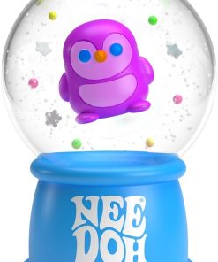 Schylling NeeDoh Squishmas Squish N- Snow Globes - Christmas Squeeze Toy - Assorted Colors - Ages 3 to Adult (Pack of 1)