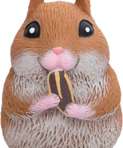 Schylling Chonky Cheeks Hamster - Squishy Squeeze Toy - Color May Vary - Age 3+ (Pack of 1)