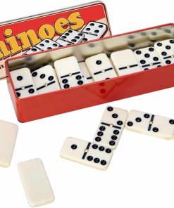 Schylling Double Six Dominoes Toy. 1 EA