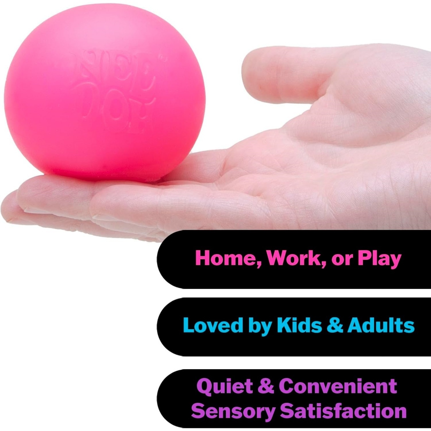 NeeDoh Original Sensory Ball - Pink - Image 4