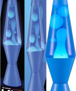 Lava The Original Lamp - New 14.5 Cerulean Blue ?C Classic Liquid Motion Lamp - White Wax and Blue Liquid - Item #2362 (Amazon Exclusive)