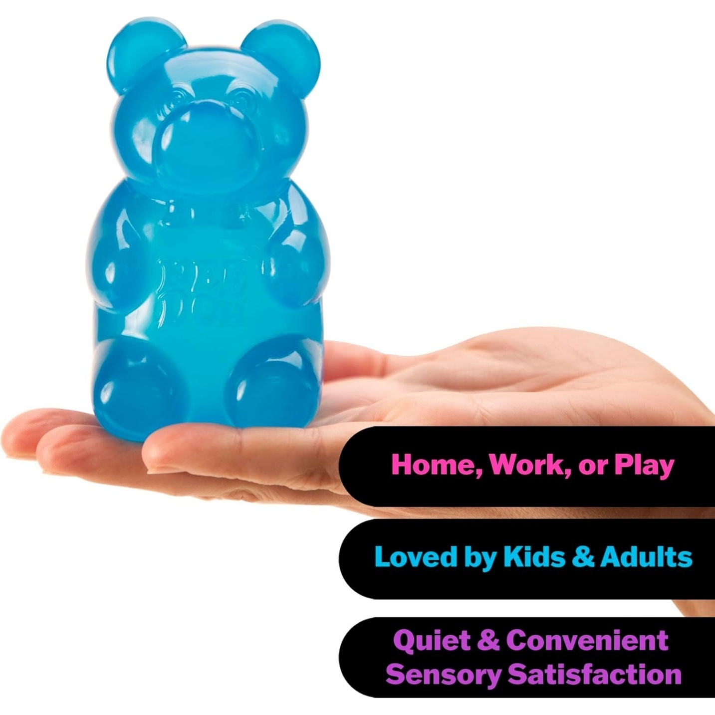 NeeDoh Gummy Bear - Jelly Sensory Toy - 3.5” - Image 4