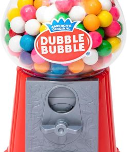 Schylling Brand Classic Retro Gumball Coin Bank - 8.5 Tall - Includes 45 Dubble Bubble Gumballs - Ages 3+