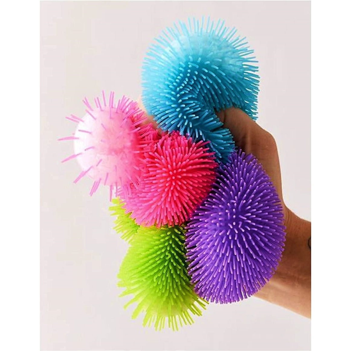 NeeDoh Shaggy Ball - Neon Squishy - 3 Pack - Image 6