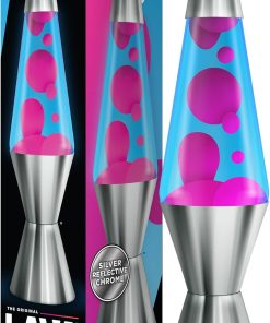 The Original Lava? Lamp - 14.5 Techno Chrome - Classic Liquid Motion Lamp - Pink Lava and Blue Liquid - Item #2097 (Amazon Exclusive)