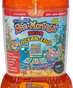 Sea-Monkeys? Ocean Zoo Neon - World-s Only Instant Pets? - Assorted Colors - Ages 6+ (Pack of 1)