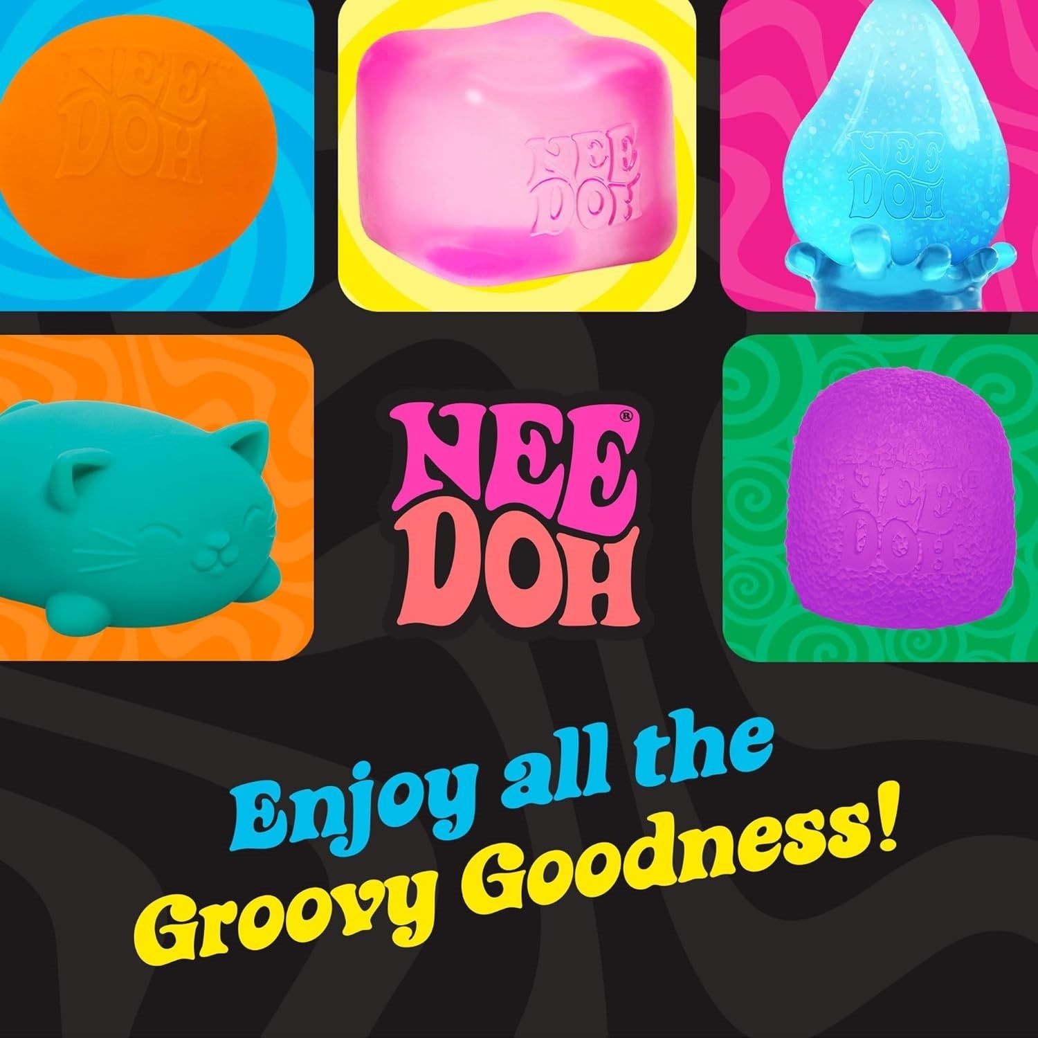 Super NeeDoh - Jumbo Stress Ball - 4.5 - Assorted - Image 6
