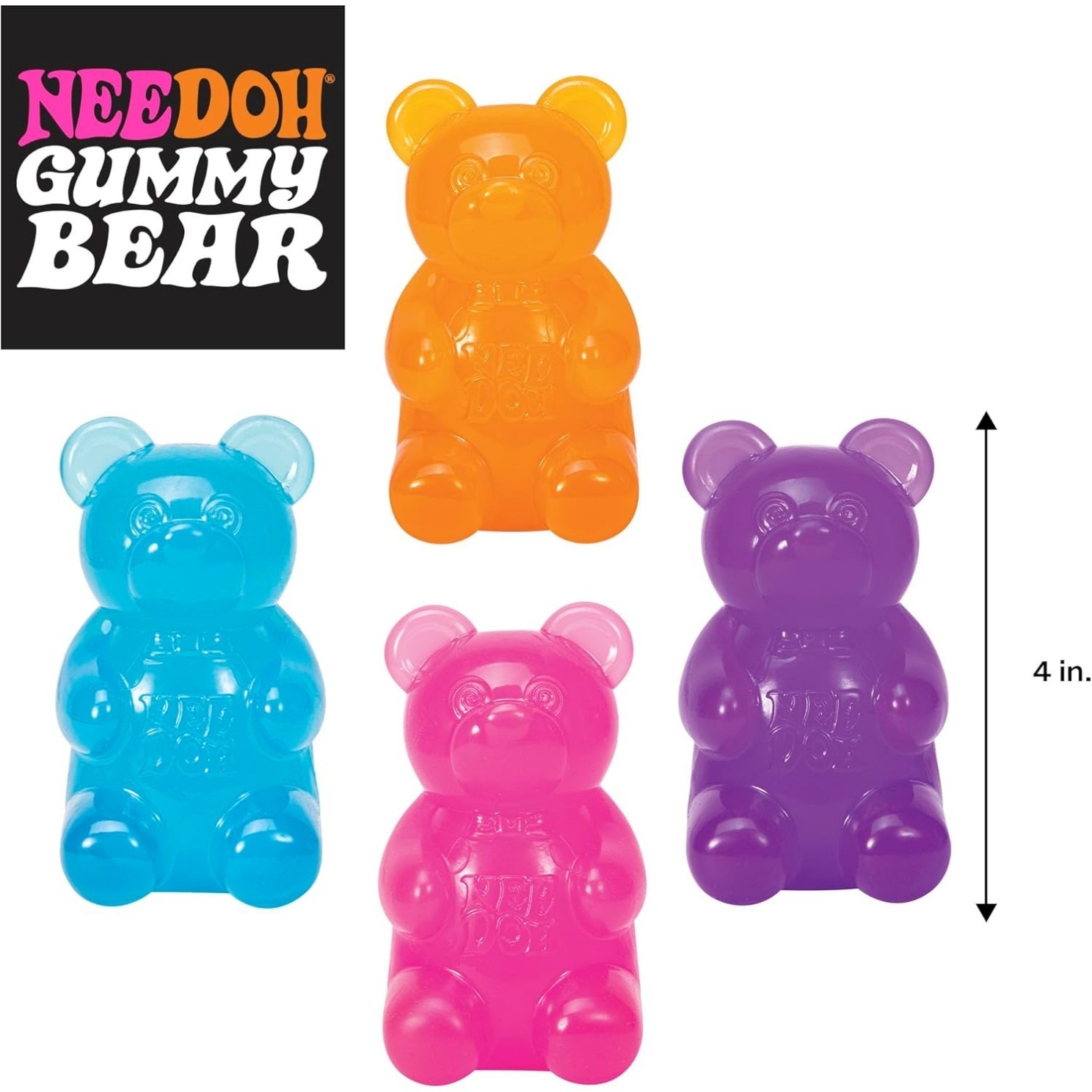 NeeDoh Gummy Bear - Jelly Sensory Toy - 3.5 - Image 5