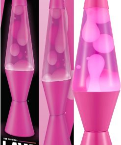 Lava The Original Lamp - New 14.5 Wild Pink ?C Classic Liquid Motion Lamp - White Wax and Pink Liquid - Item #2361 (Amazon Exclusive)
