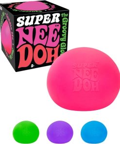 Super NeeDoh - Jumbo Stress Ball - 4.5” - Assorted