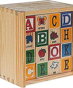 Schylling ABC Wooden Alphabet Blocks Toy