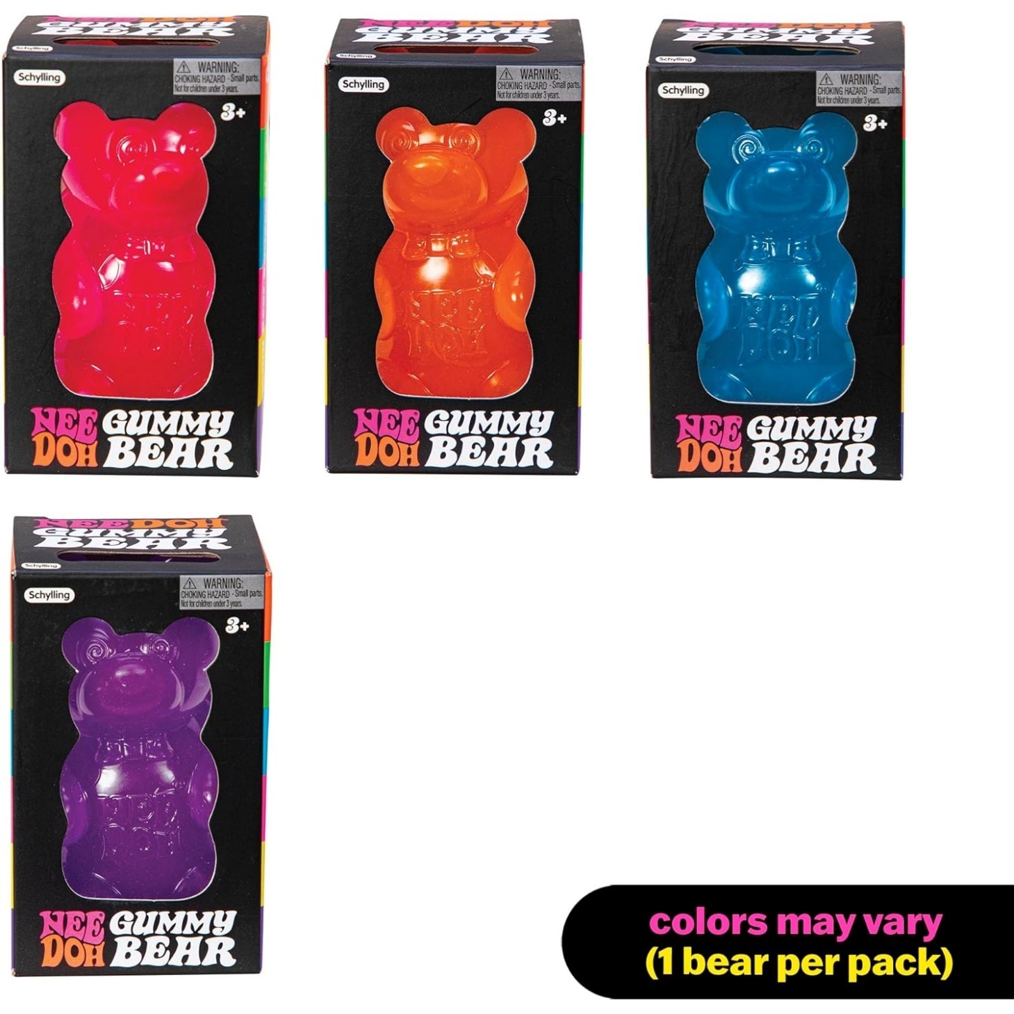 NeeDoh Gummy Bear - Jelly Sensory Toy - 3.5 - Image 2