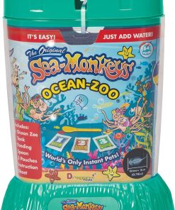 Sea-Monkeys? Ocean Zoo - World-s Only Instant Pets? - Assorted Colors - Ages 6+ (Pack of 1)