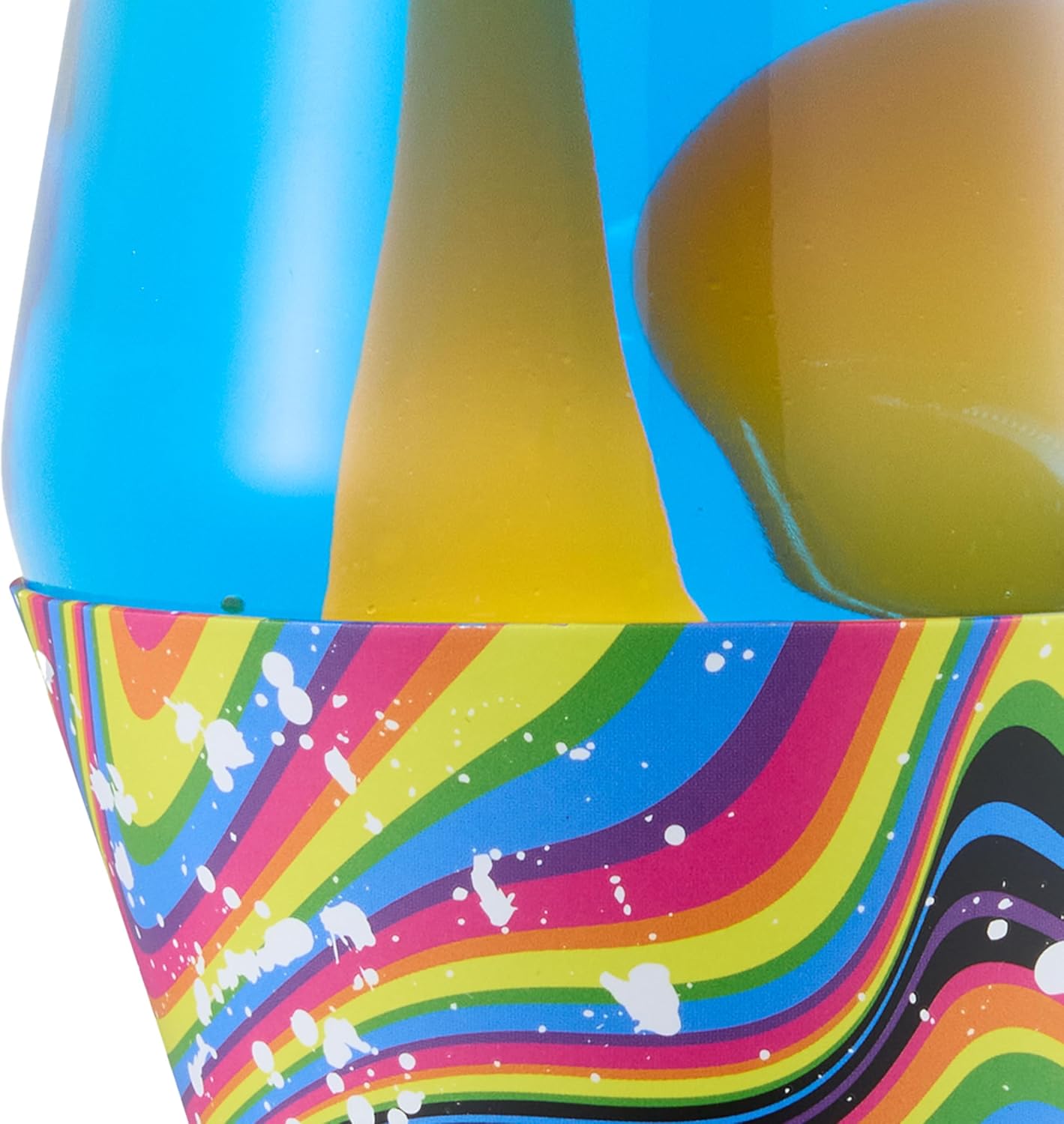 Lava The Original Lamp - 14.5 Splattered Distortion ?C Classic Liquid Motion Lamp - Orange Wax and Blue Liquid - Item #2427 (Amazon Exclusive) - Image 5