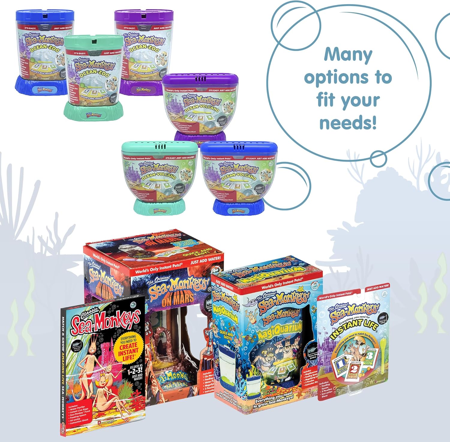Sea-Monkeys? Egg Instant Life - World-s Only Instant Pets? - Assorted Colors - Ages 6+ (Pack of 1) - Image 6